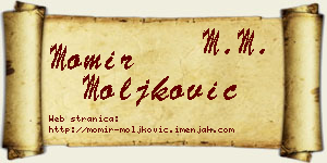Momir Moljković vizit kartica